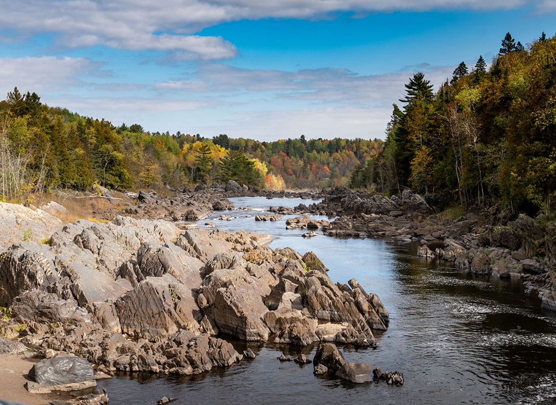 Graceville, MN - Beautiful Fall Scenery at Jay Cooke State Park in the Fall Autumn Season